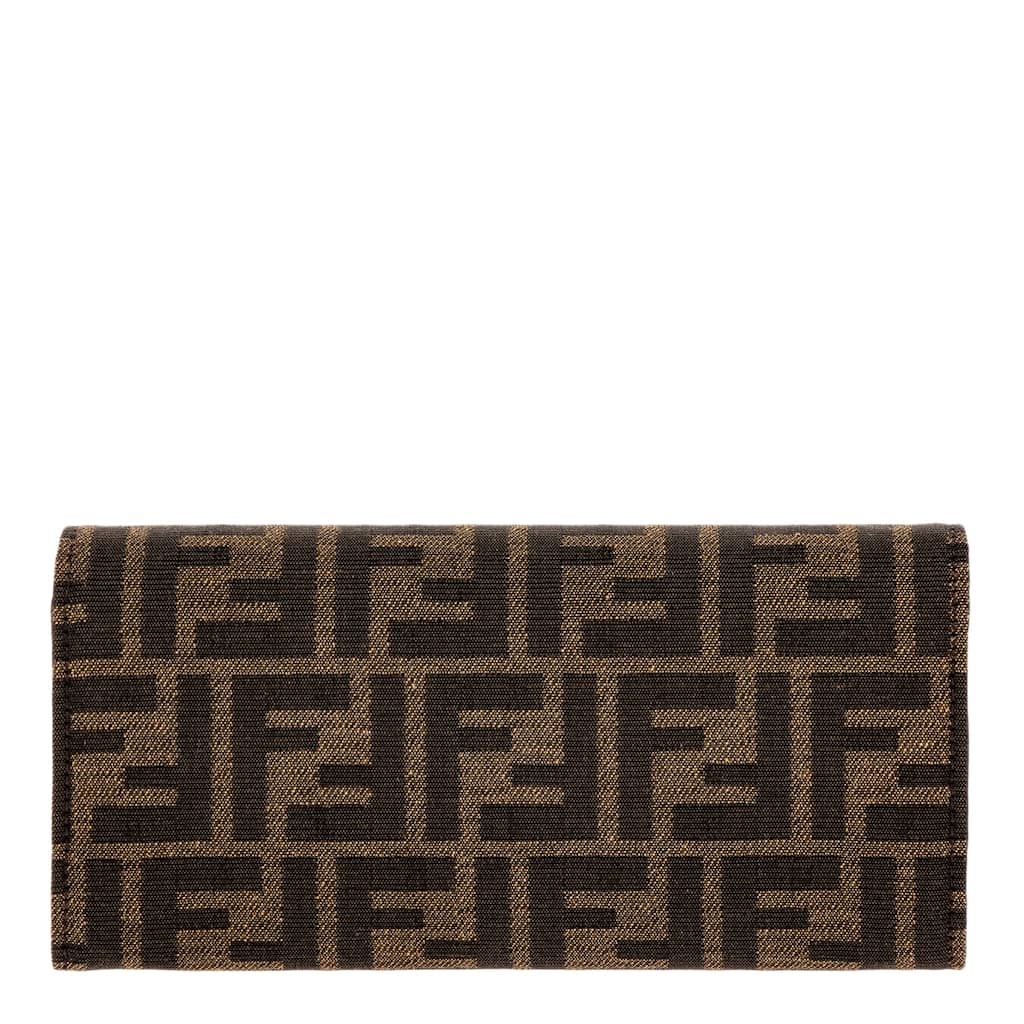 Fendi FF Jacquard Baguette Chain Wallet