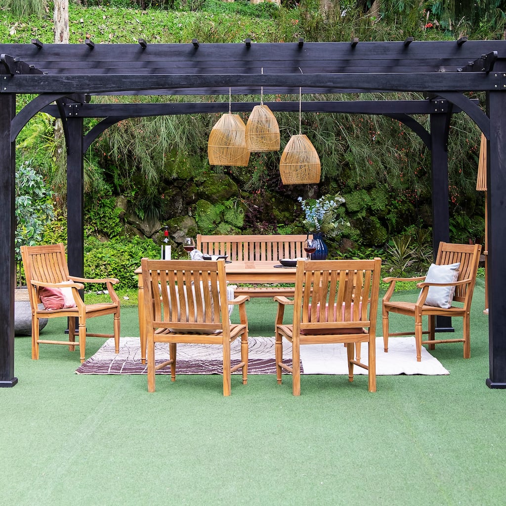 Cambridge Casual Ventura 6-piece Teak Outdoor Dining Set