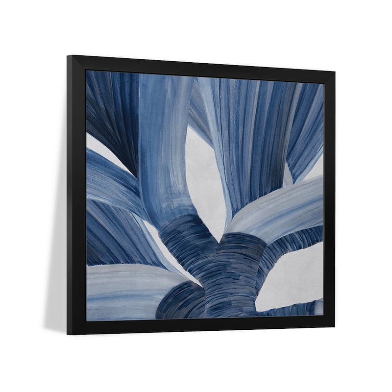 Blue Tropical Steam II Premium Framed Poster by PI Studio