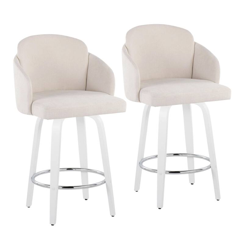 Dahlia 26" Fixed-Height Counter Stool - Set of 2