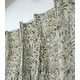 preview thumbnail 6 of 11, Fabdivine Linen Block Print Curtain Panel Pleated Drapery Floral Window Treatments Boho Printed Dining Room Décor, Kudrat