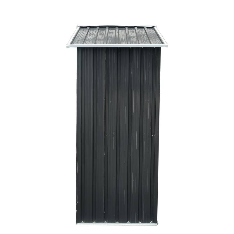 3 x 5ft Metal storage shed outdoor backyard storing tools