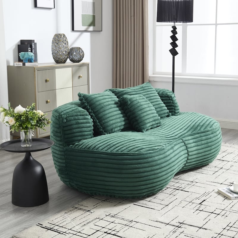 Comfort Lounger High Back Bean Bag Chair
