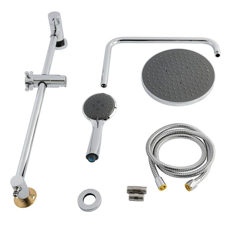 Kingston Brass KSG239.D Concord Ceramic Disc Shower System with Shower - Polished Chrome