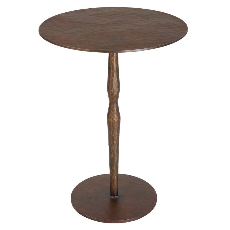 Uttermost Industria Copper Bronze Accent Table - 15.7 W X 21.7 H X 15.7 D (in)