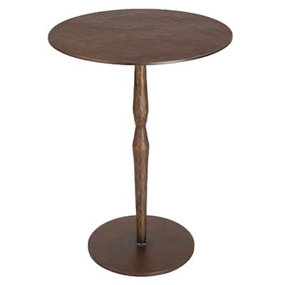 Uttermost Industria Copper Bronze Accent Table - 15.7 W X 21.7 H X 15.7 D (in)