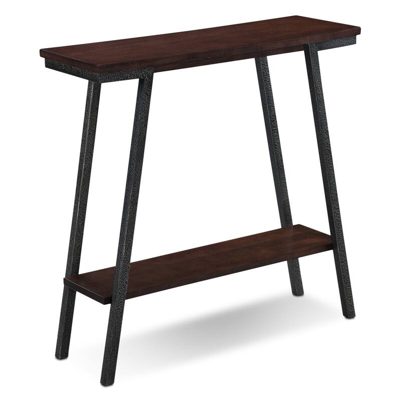 Leick Home Mixed Metal and Wood Hall Console Sofa Table