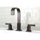 preview thumbnail 12 of 14, NuvoFusion Widespread Bathroom Faucet Oil Rubbed Bronze