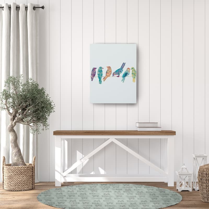 Criss Cross Bunnies Easter Chenille Rug