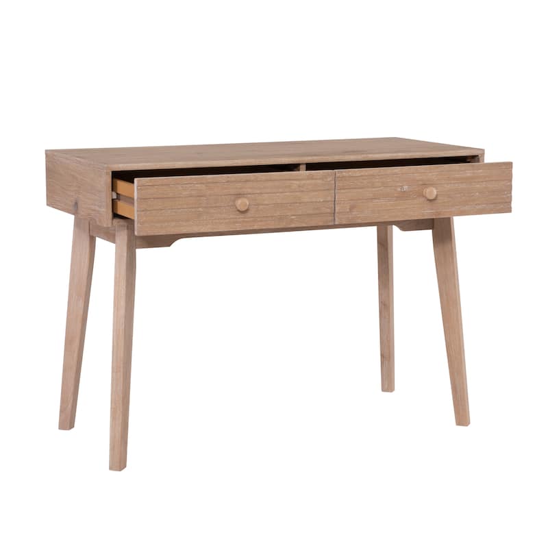 Whitney Wood 2 Drawer Office Desk