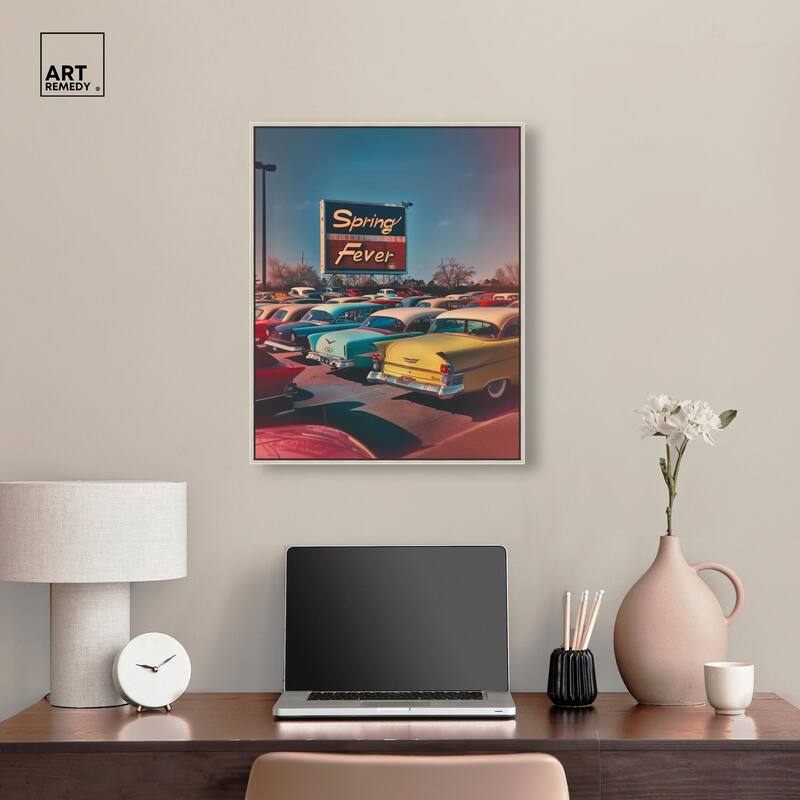Spring Drive By Canvas by Art Remedy