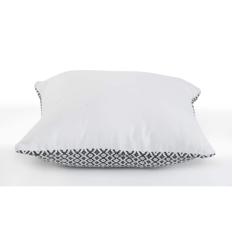 Sevita Seaside Chevron Natural Cotton Square 18"x18" Throw Pillow, Set of 2 or 4