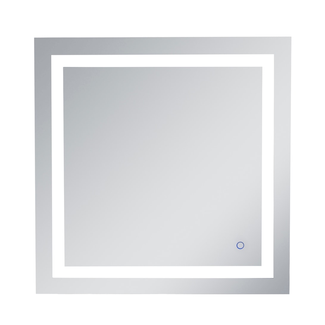 Avalon 30" x 30" Hardwired LED mirror - Silver