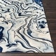 preview thumbnail 3 of 8, Livabliss Cecelia Contemporary Navy Area Rug