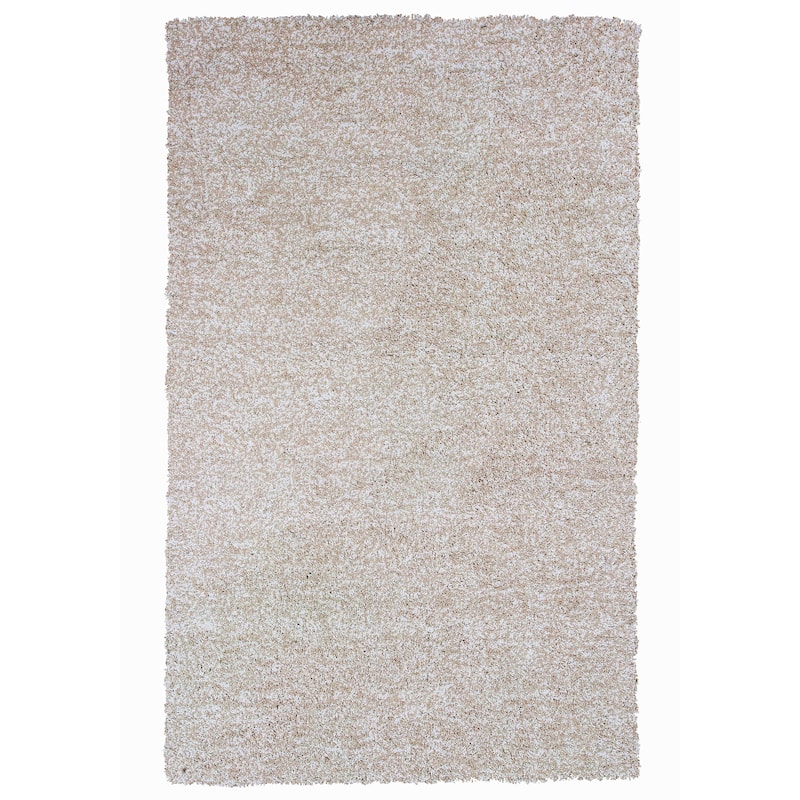 Domani Euphoria Plush Ivory Heather Hand-Woven Shag Rug - 5' x 7' - Ivory Heather