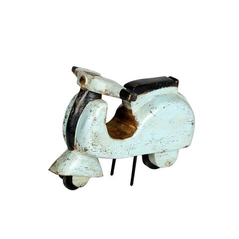 Villa2 Java Wooden Scooter Decorative - N/A