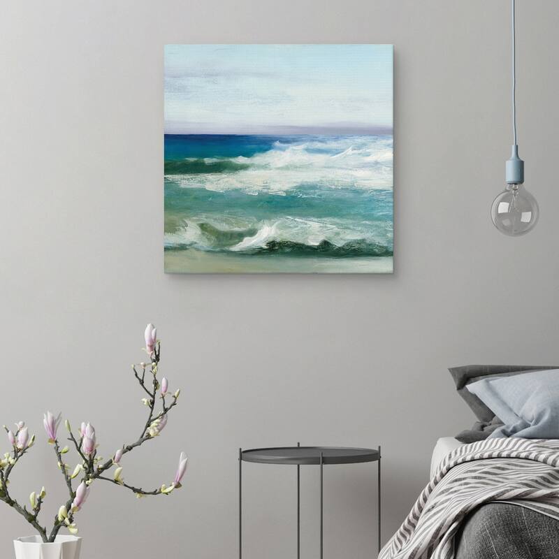 Azure Ocean by Julia Puriton Canvas Art Print