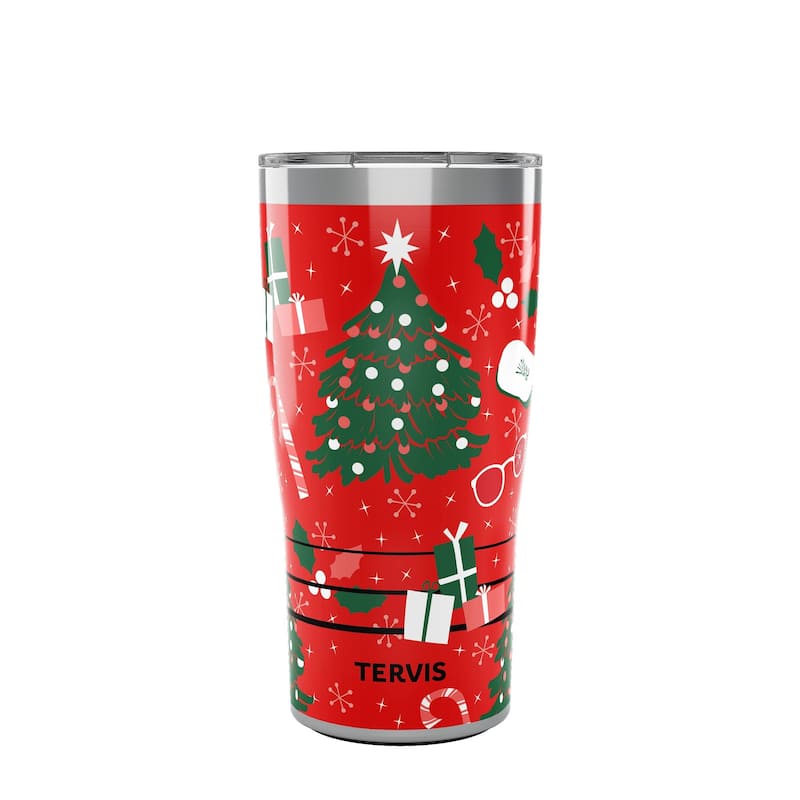 Tervis Traveler Christmas Story Holiday Movie Pattern Triple Walled Insulated Travel Tumbler, Stainless Steel - 20oz