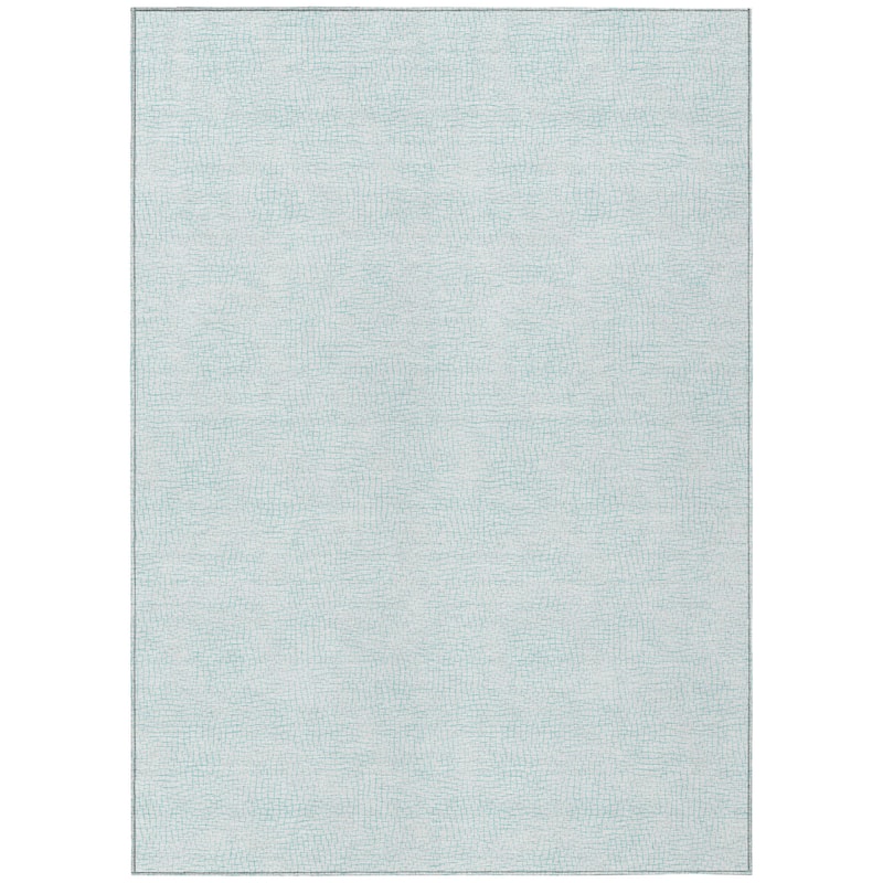 Machine Washable Indoor/ Outdoor Solid Causal Chantille Rug