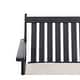 preview thumbnail 7 of 8, SAFAVIEH Outdoor Living Burbank 4 Pc Outdoor Set- Black / White - Double: 50.4" x 23.6" x 30.1"