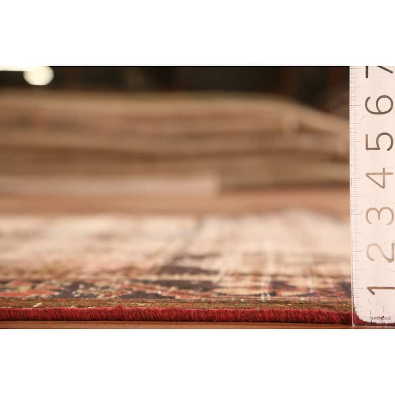 Hand Knotted Oriental 100% Wool Carpet Traditional Geometric Multi-Colored Bakhtiari Area Rug - 10' 2'' X 4' 11''