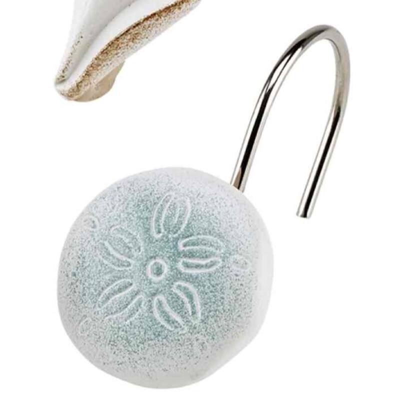 Avanti Linens Farmhouse Shell Shower Hooks - Multicolor
