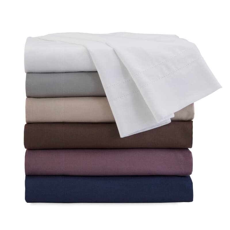 Porch & Den Eldora Ultra-Soft Microbrushed Hemstitched Bed Sheet Set