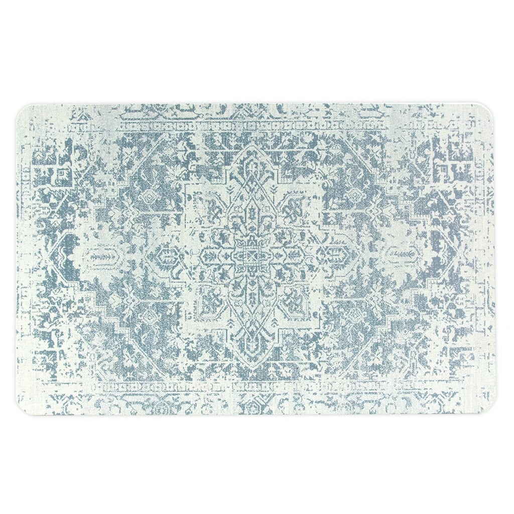 FloorPops Kilim Blue Stone Quick Drying Mat