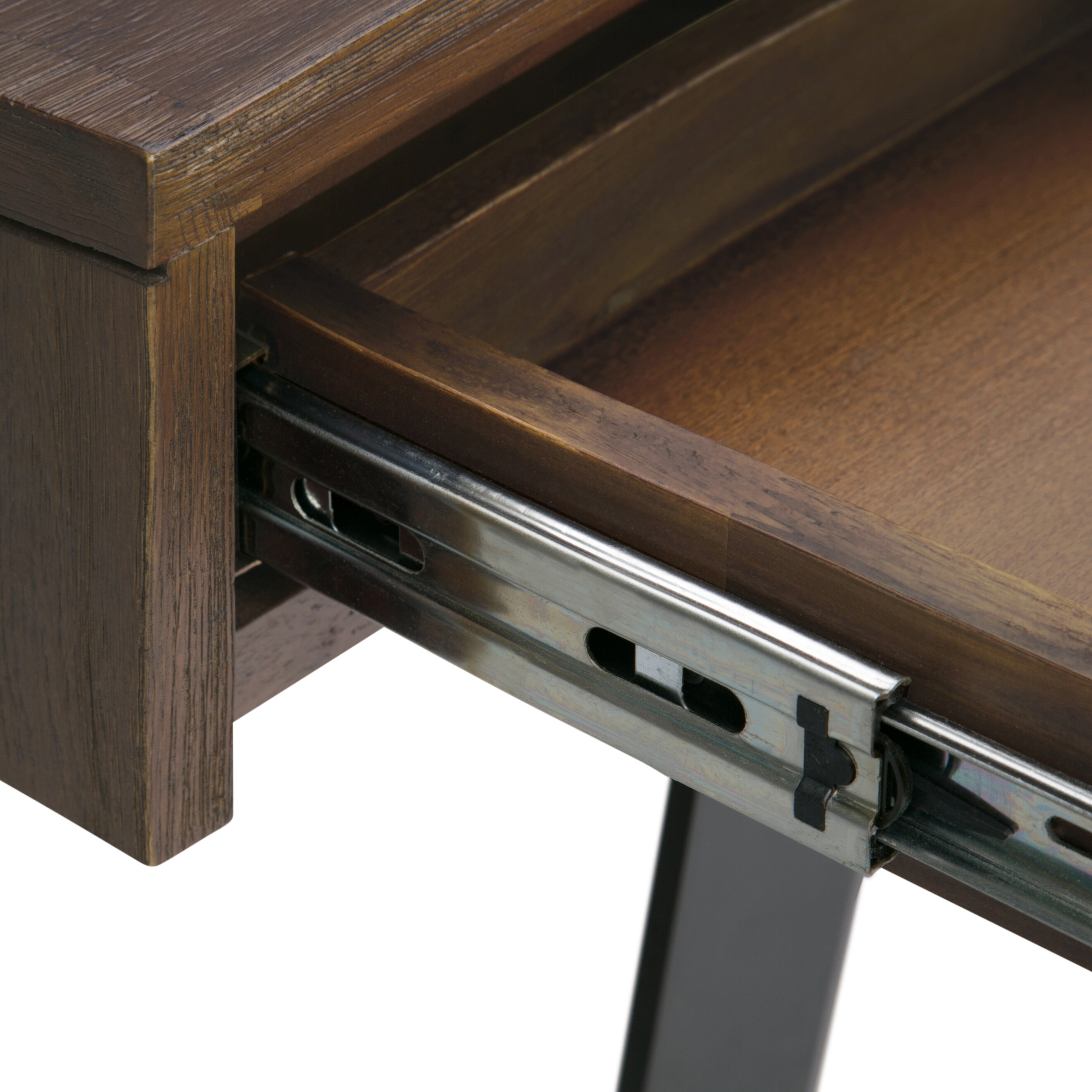 Wyndenhall hawkins solid wood modern industrial shop 60 inch wide writing office desk