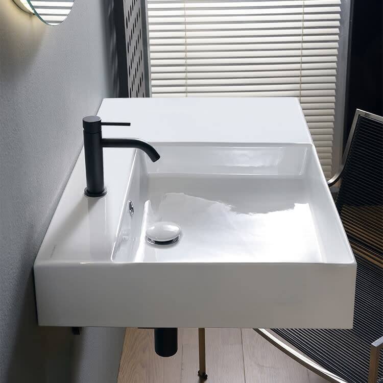 Nameeks Scarabeo 5149-One Hole Teorema 2.0 Plus 31-1/2" Rectangular