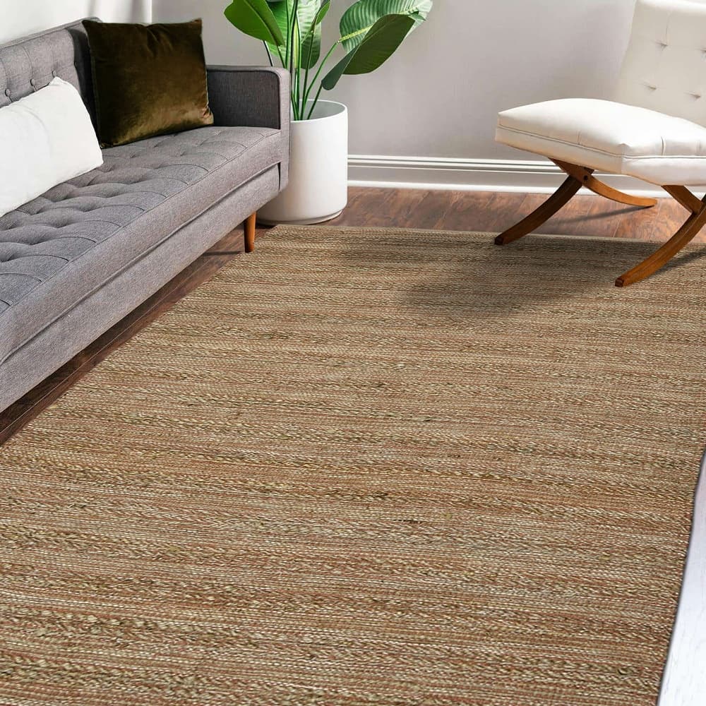 Saratoga All-natural Jute/Cotton Flatweave Area Rug
