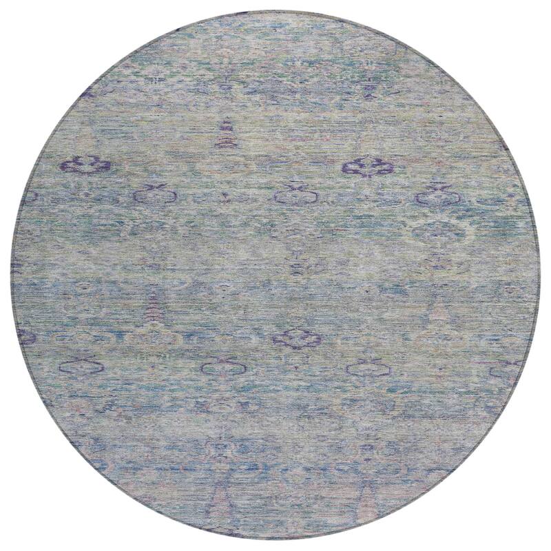 HomeRoots Oriental Traditional Rectangle Outdoor Rug