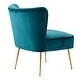 preview thumbnail 56 of 85, Heaven Contemporary Velvet Upholstered Accent Chair