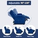 preview thumbnail 51 of 79, MCombo Big Kids Recliner Chair with Cup Holders , Velvet Fabric