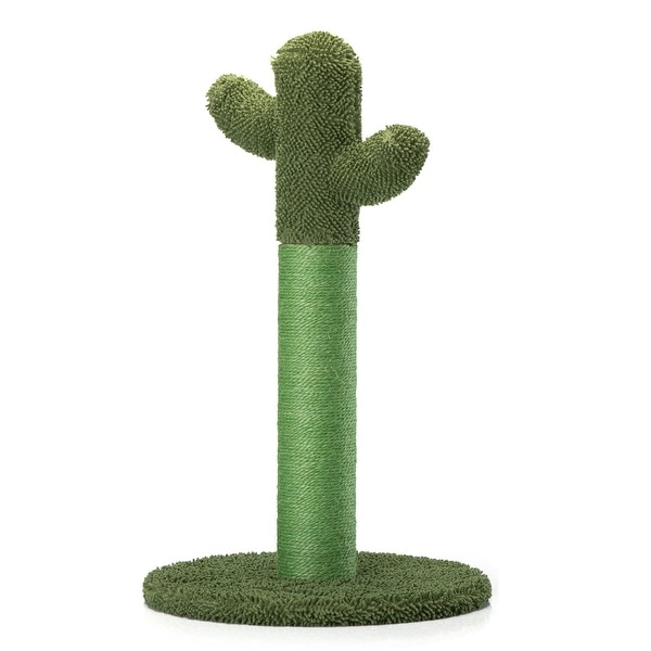 26'' H Cat Scratching Post Tower Cactus Cat Tree House Climbing Condo Scratcher. Opens flyout.
