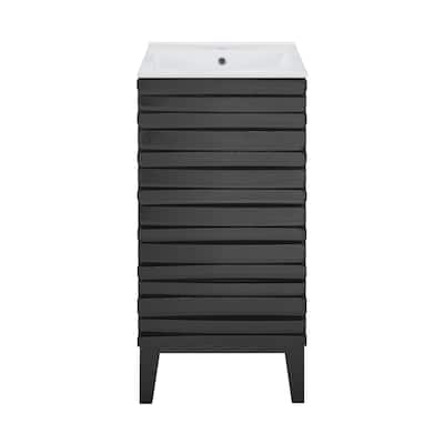 Cascade 18" Bathroom Vanity In Black