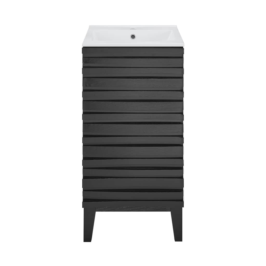 Cascade 18" Bathroom Vanity In Black