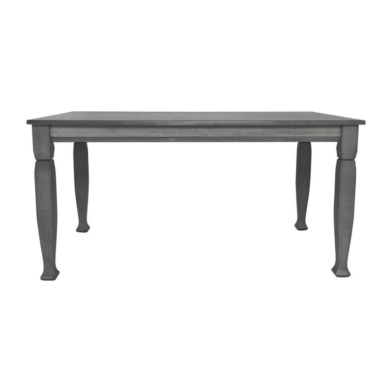 Solid Wood Commercial Grade Dining Table with Turned Legs