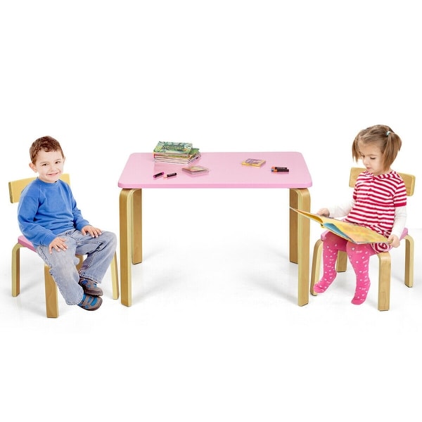 kids wooden art table