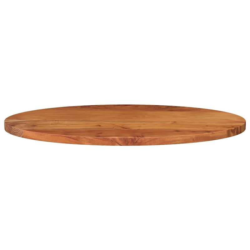 vidaXL Table Top Replacement Board Coffee Dining Room Oval Solid Wood Acacia - 15.7 x 39.4 x 1.5 in
