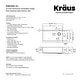 preview thumbnail 23 of 64, KRAUS Kore Stainless Steel Farmhouse Kitchen Sink with Accessories