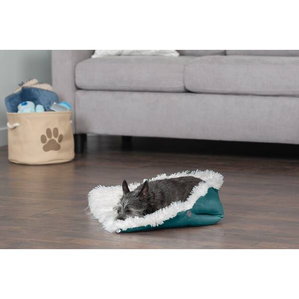 Shop Furhaven Cozy Self Warming Convertible Cuddle Pet Bed Cat Mat Overstock 19570873