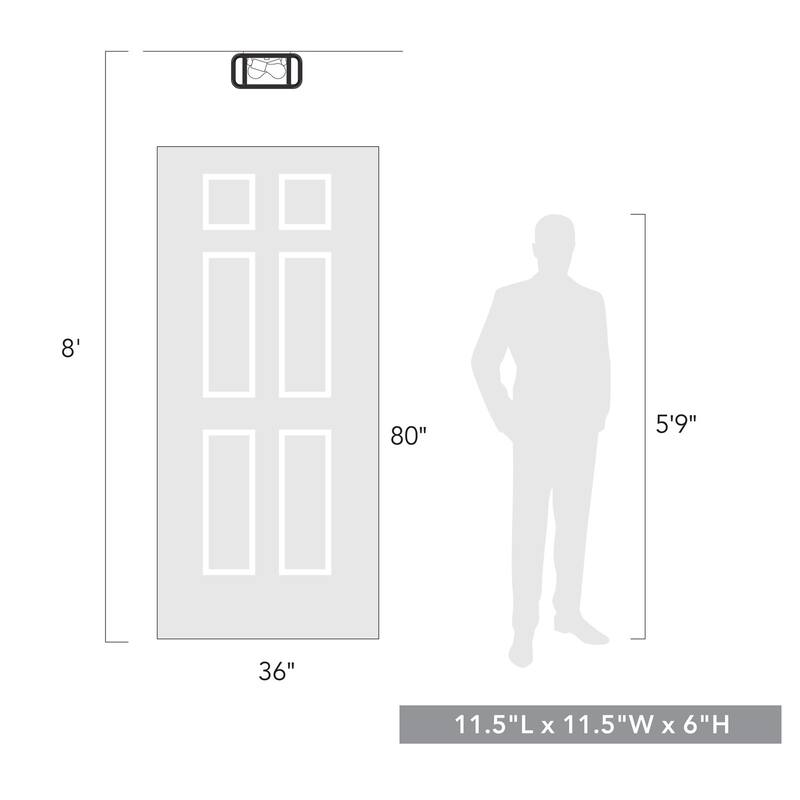 Golden Lighting 6085-FM WR Camden 2 Light 12" Wide Flush Mount Square
