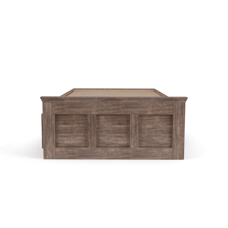 DH BASIC Transitional 2-Drawer Storage Bed by Denhour