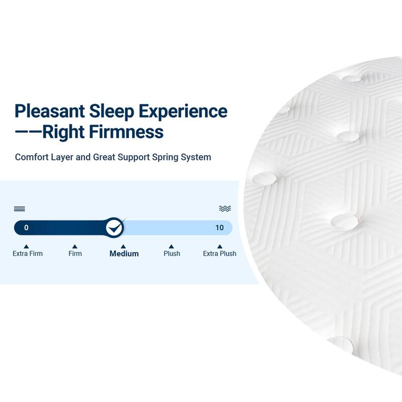 12" Medium-Firm Pillow Top Hybrid Mattress