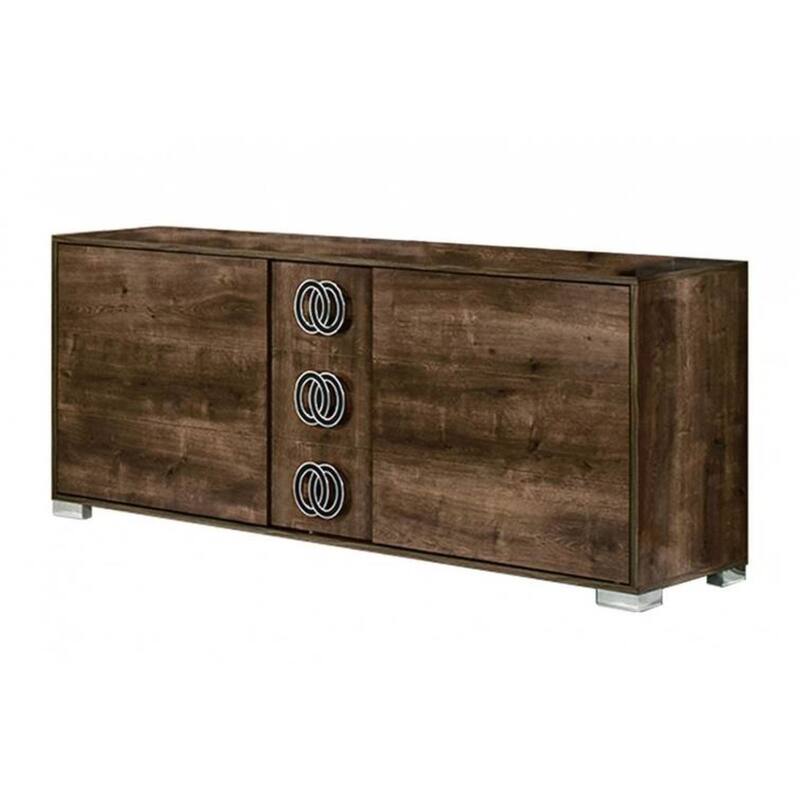 HomeRoots Modern Rustic Italian 3 Drawer Dresser