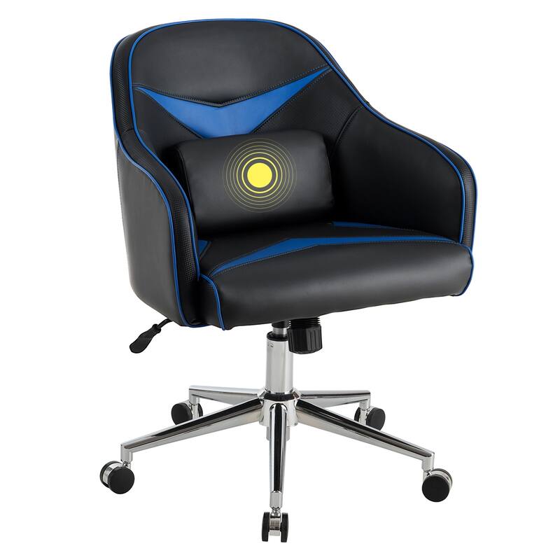 Costway Office Chair Task Desk Swivel Adjustable Height w/ Massage