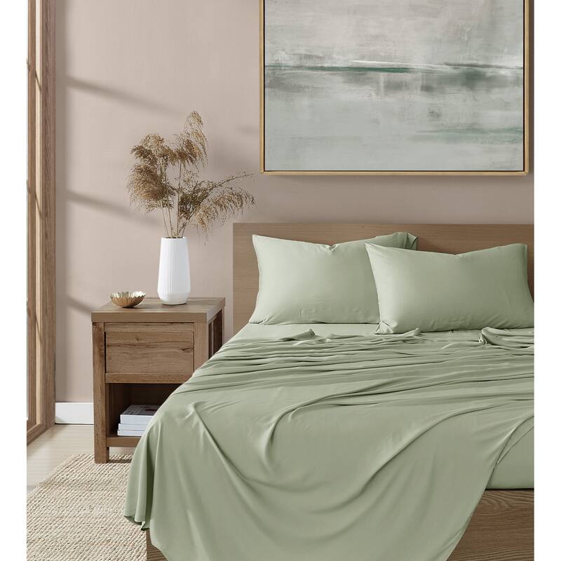 Brooklyn Loom Rayon from Bamboo 4 Piece Sheet Set