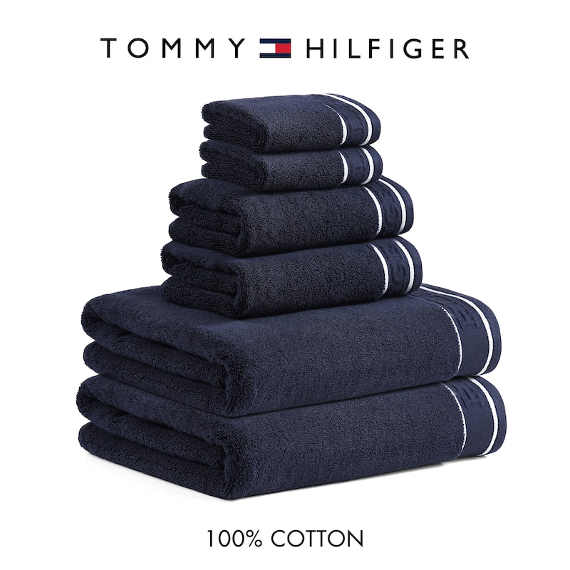 Tommy Hilfiger Legacy Cotton 6 Piece Towel Set - 6 Piece