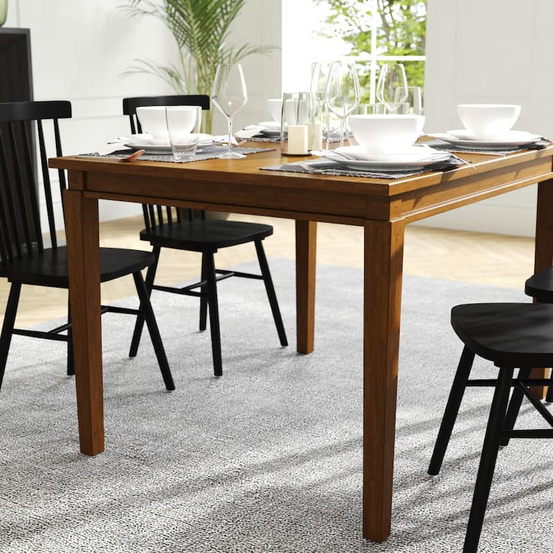 Solid Wood Commercial Grade Dining Table - 47"D x 36.25"W x 30.25"H